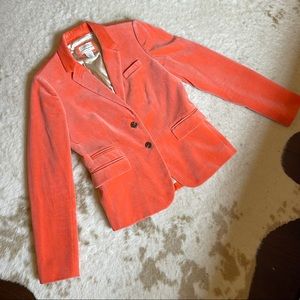 J.Crew Schoolboy Velvet Blazer NWOT